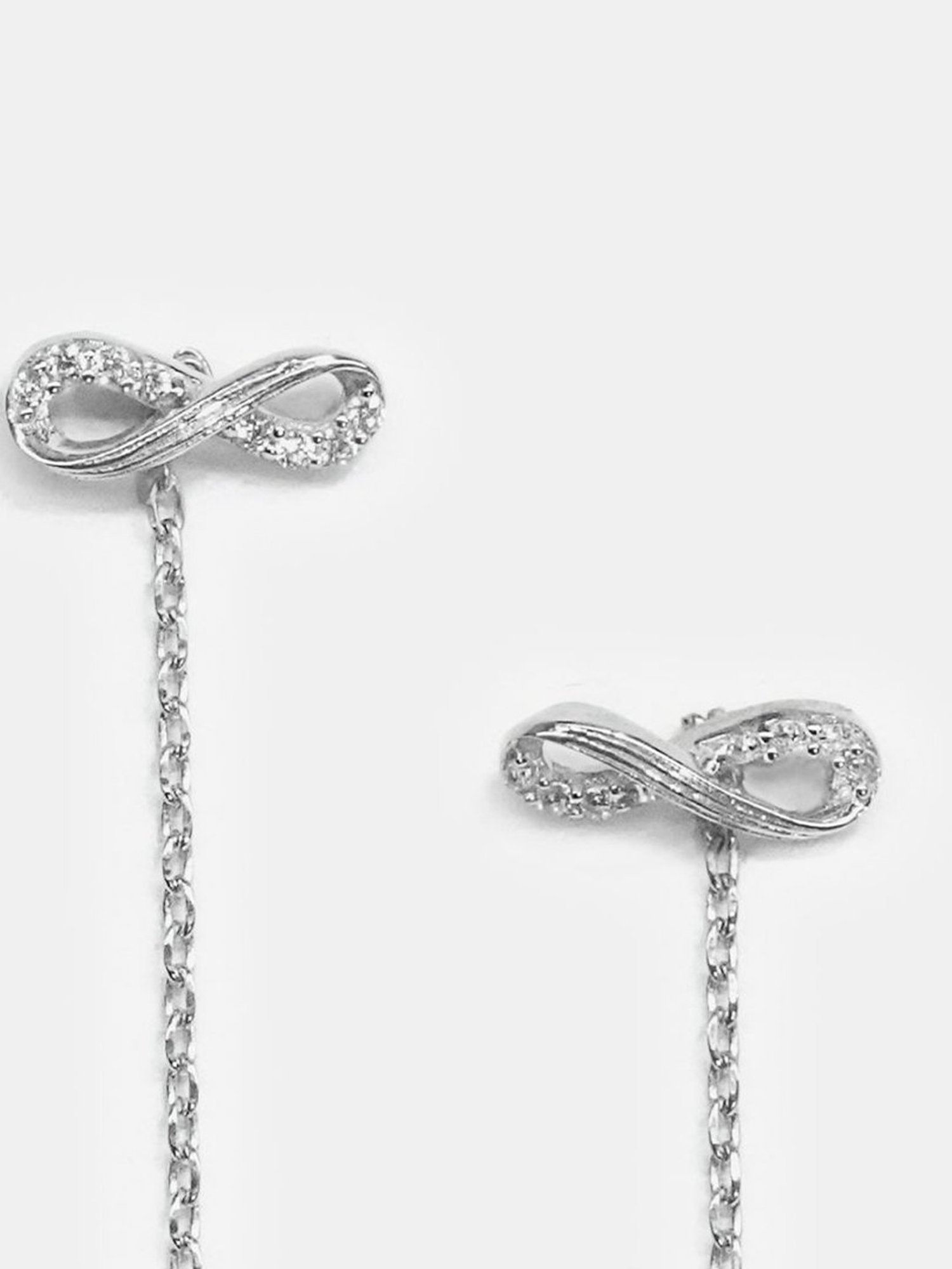 Shaya 92.5 Sterling Silver Infinite Laughter Earrings for Women