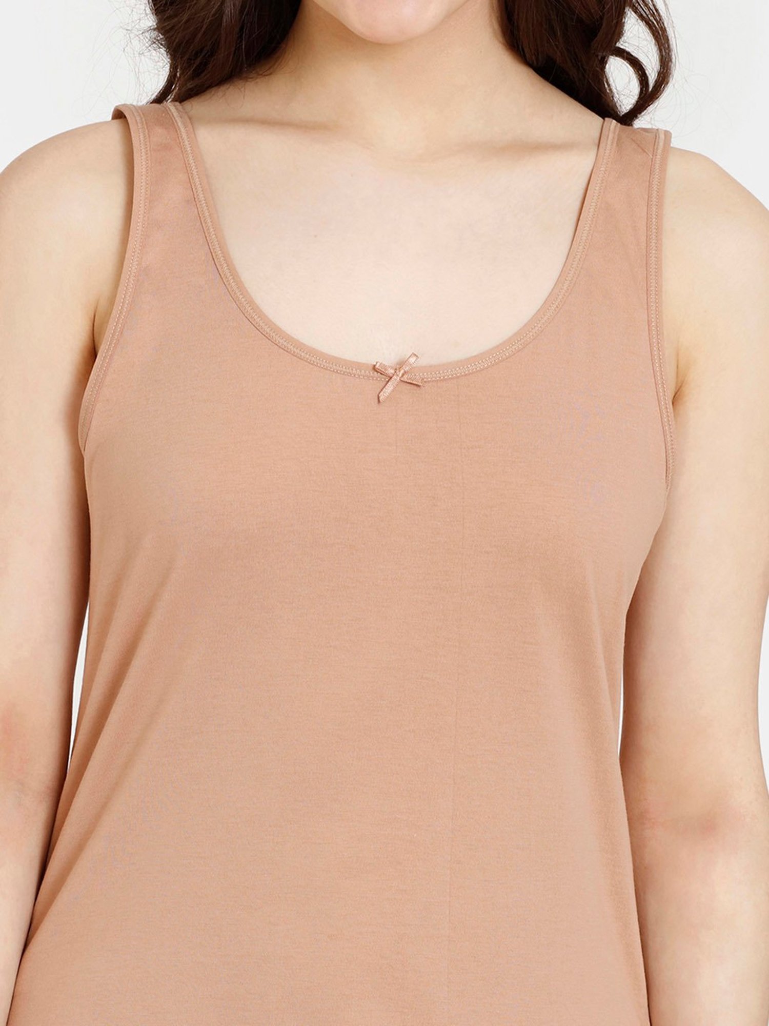 Rosaline by Zivame Beige Camisole