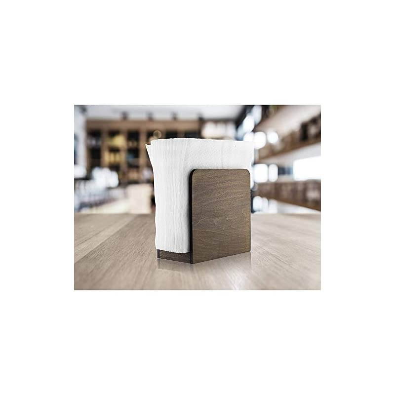 Napkin Holder - Wooden Napkin Holders For Tables - Kitchen Napkin Dispenser - Kitchen Accessories - Restaurant Decor - Bar Accessories And Decor