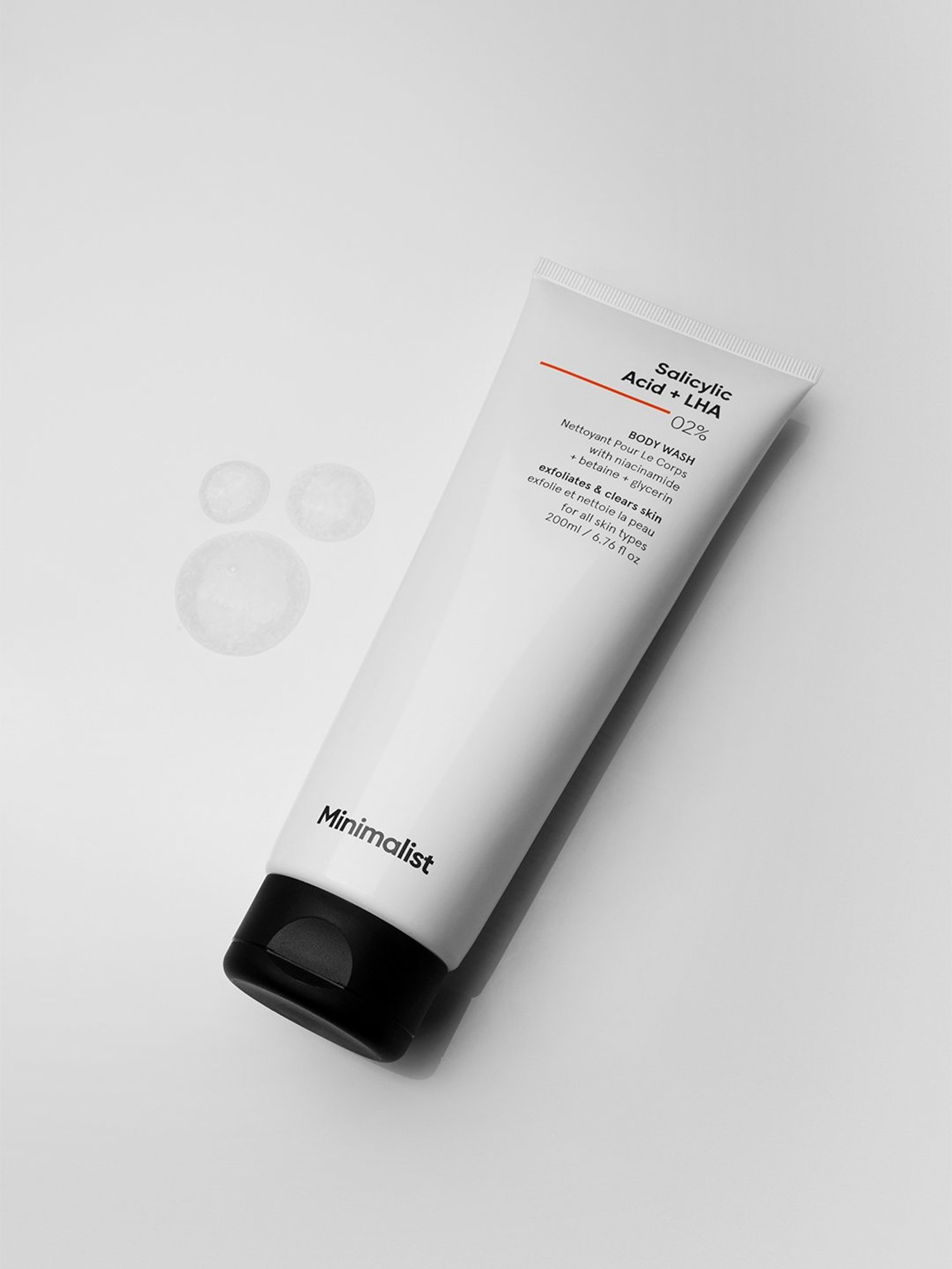 Minimalist Salicylic Acid + LHA 02% Body Wash - 200 ml