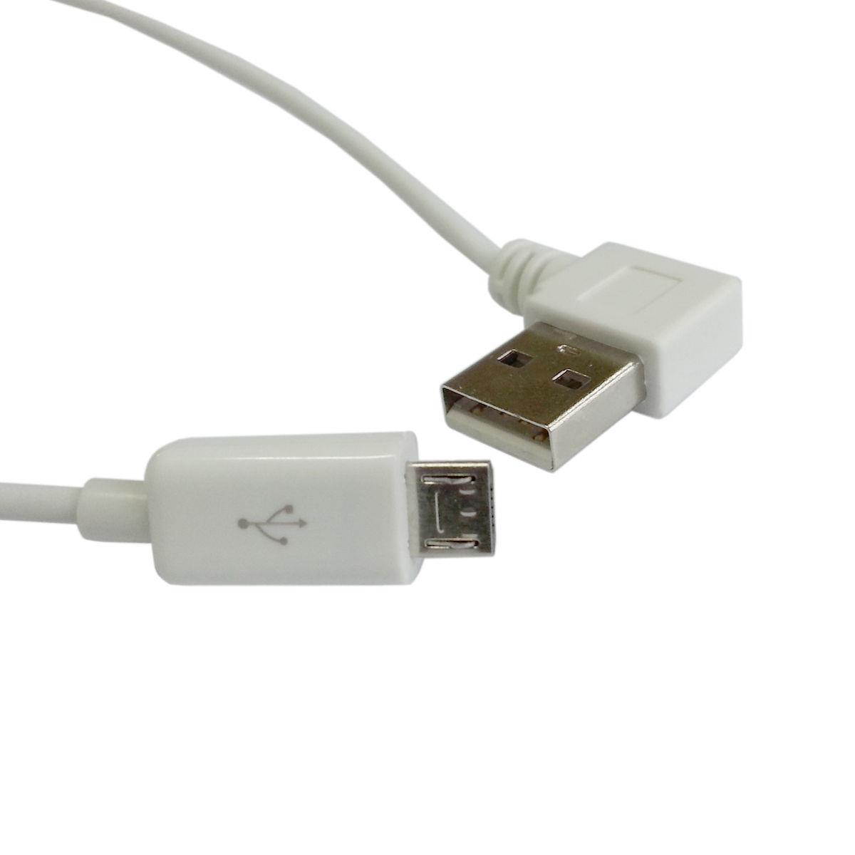 2pcs USB Male RIGHT Angled 90 degree to Micro USB cable for s3 i9300 N7100 s2