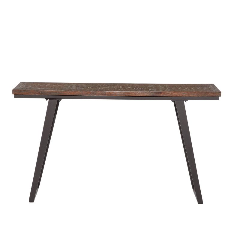 Contemporary Mango Wood Console Table Brown - Venus Williams Collection