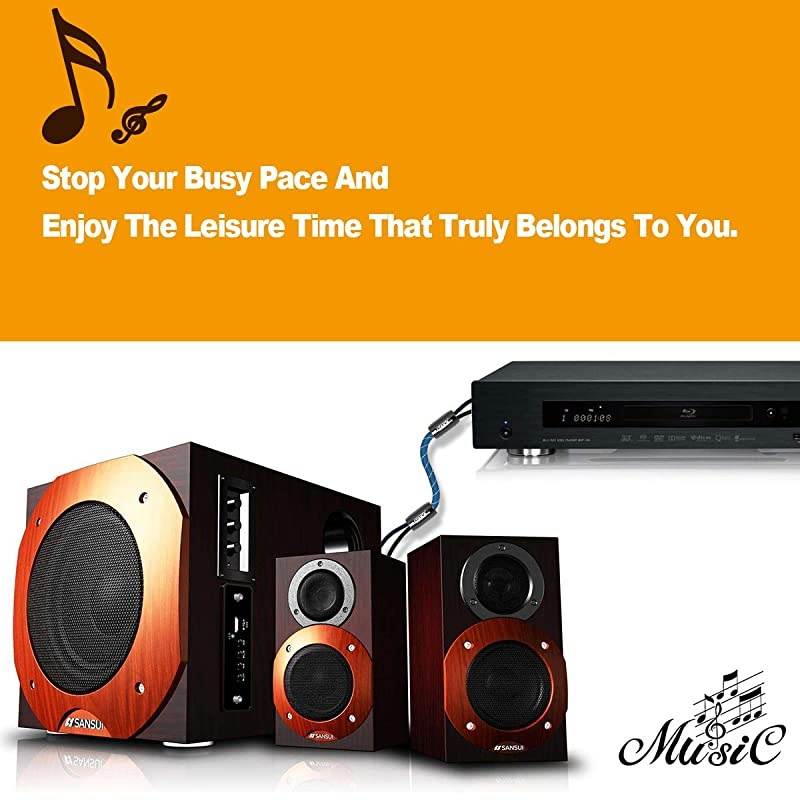 RCA Cable, 2RCA Male to 2RCA Male Stereo Audio Cable for Home Theater, HDTV, Amplifiers, Hi-Fi Systems 3Ft/1m,Blue