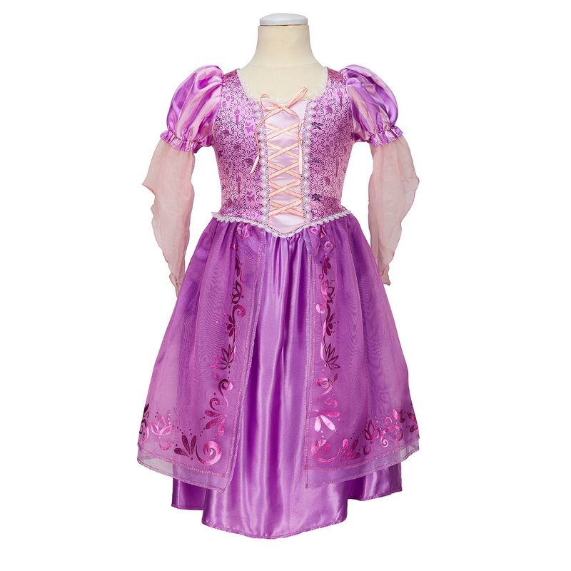 Little Adventures Girls' Princess Gloves White with Diva Crown Silver