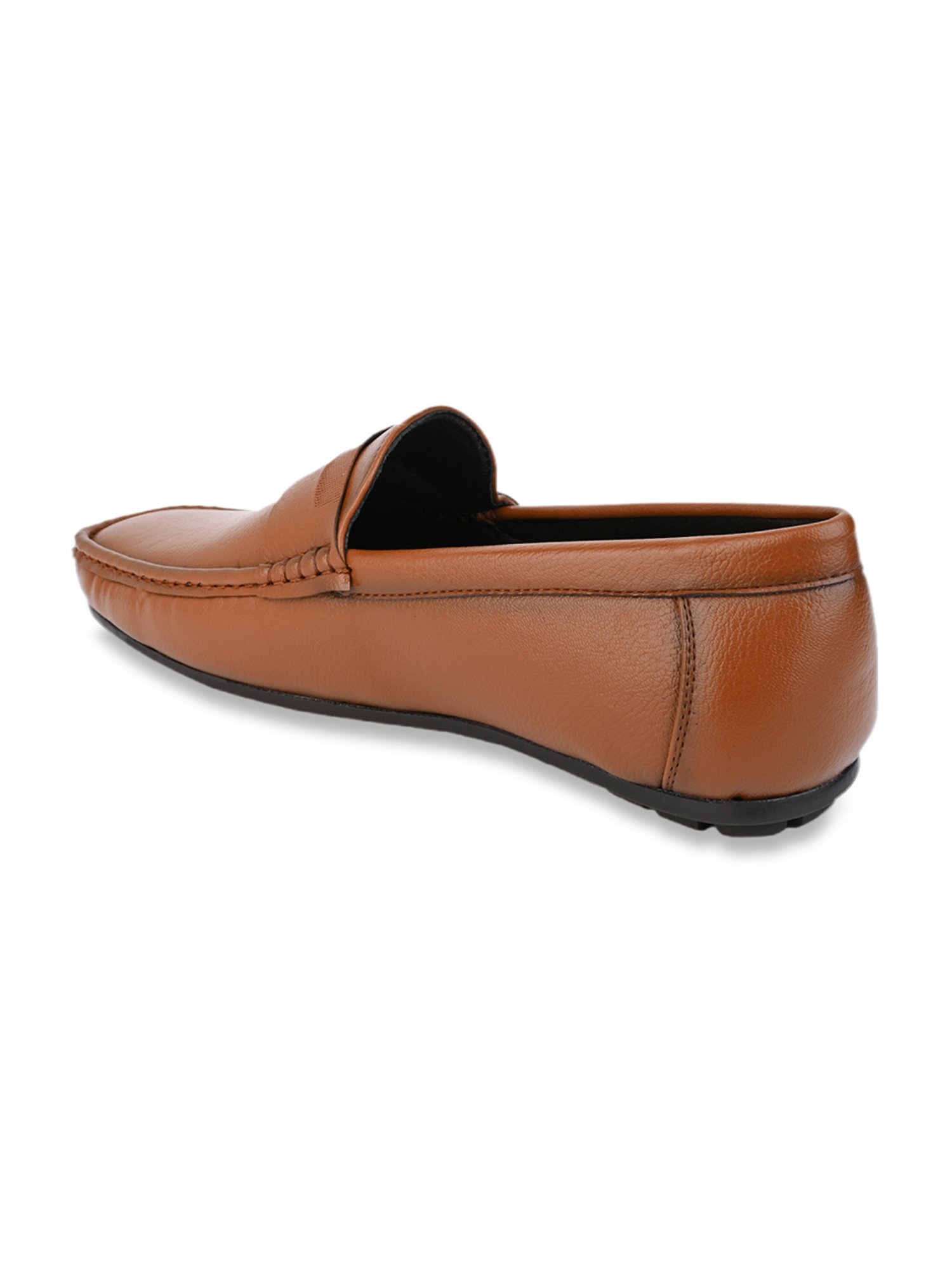 Alberto Torresi Men's Benny Broad Fit Tan Casual Loafers