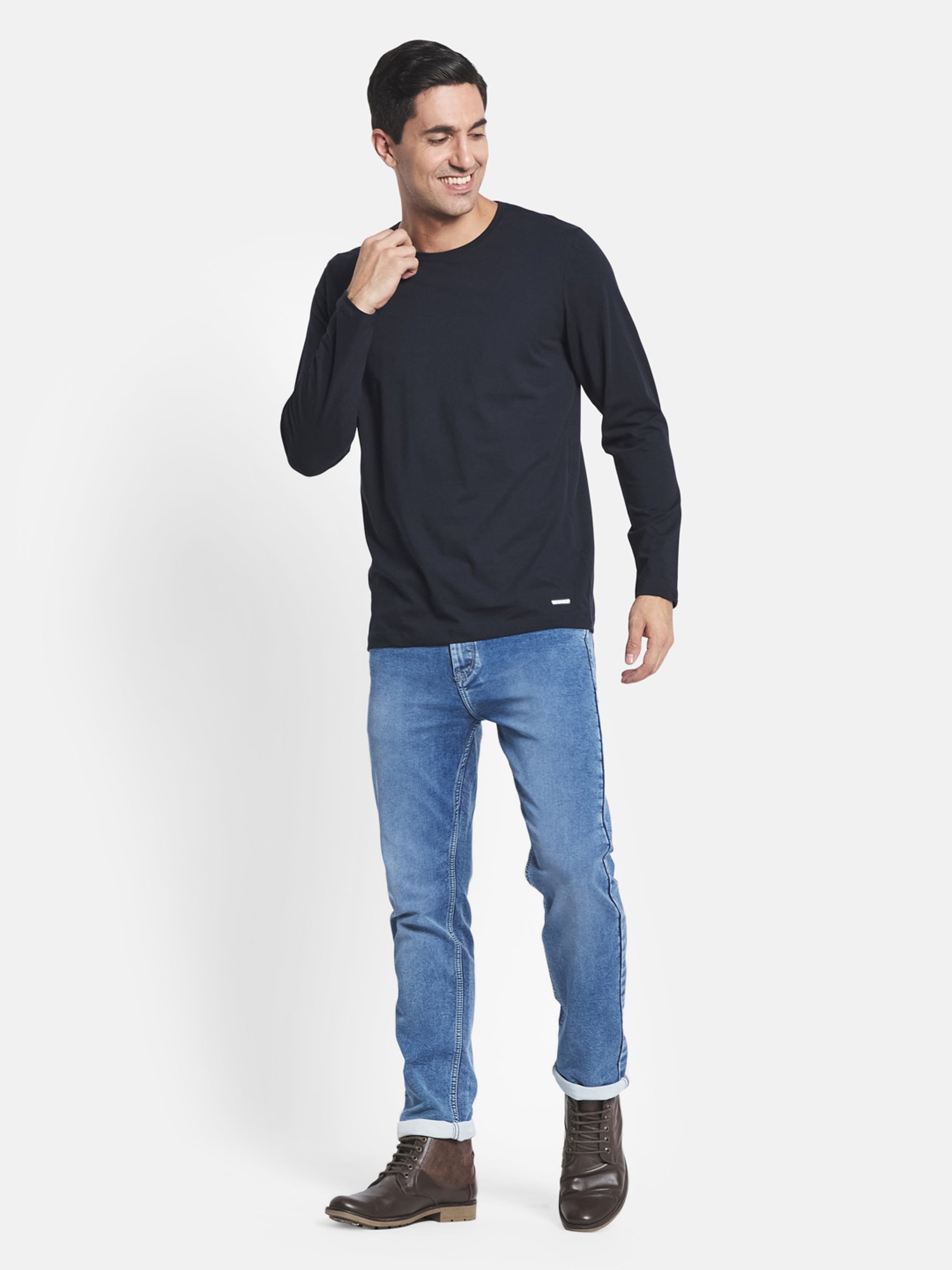 METTLE Navy Crew T-Shirt