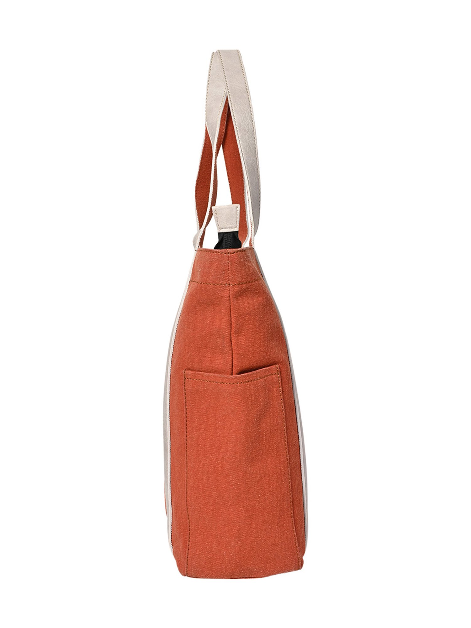 Mona B Burnt Orange Large Tote
