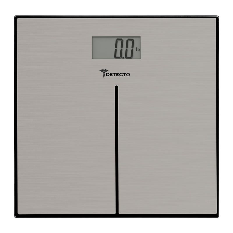 Clear Glass Digital Bathroom Scale Clear - Detecto