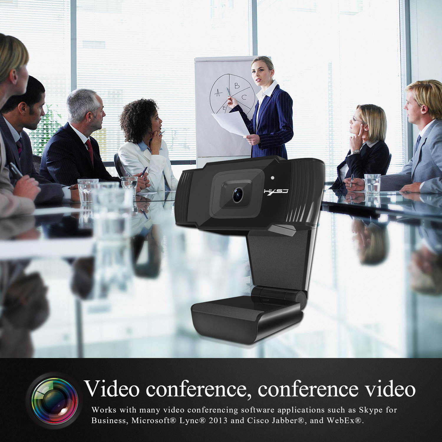 5MP Webcam with Microphone, S70 1080P HD Webcam with Auto Light Correction for Desktop/Laptop, Streaming Computer USB Web Camera for Video Conferencing, Teaching, Streaming, and Gaming