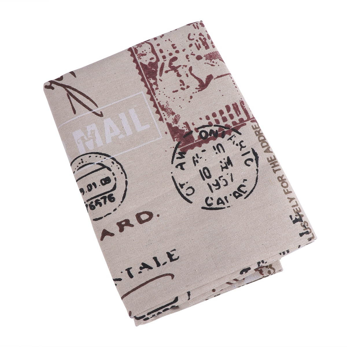 Vintage European Style Tablecloth Cotton And Linen Table Cover Protector For Dinning Table End Table Decoration 140 x 220 cm (Black White Checker)