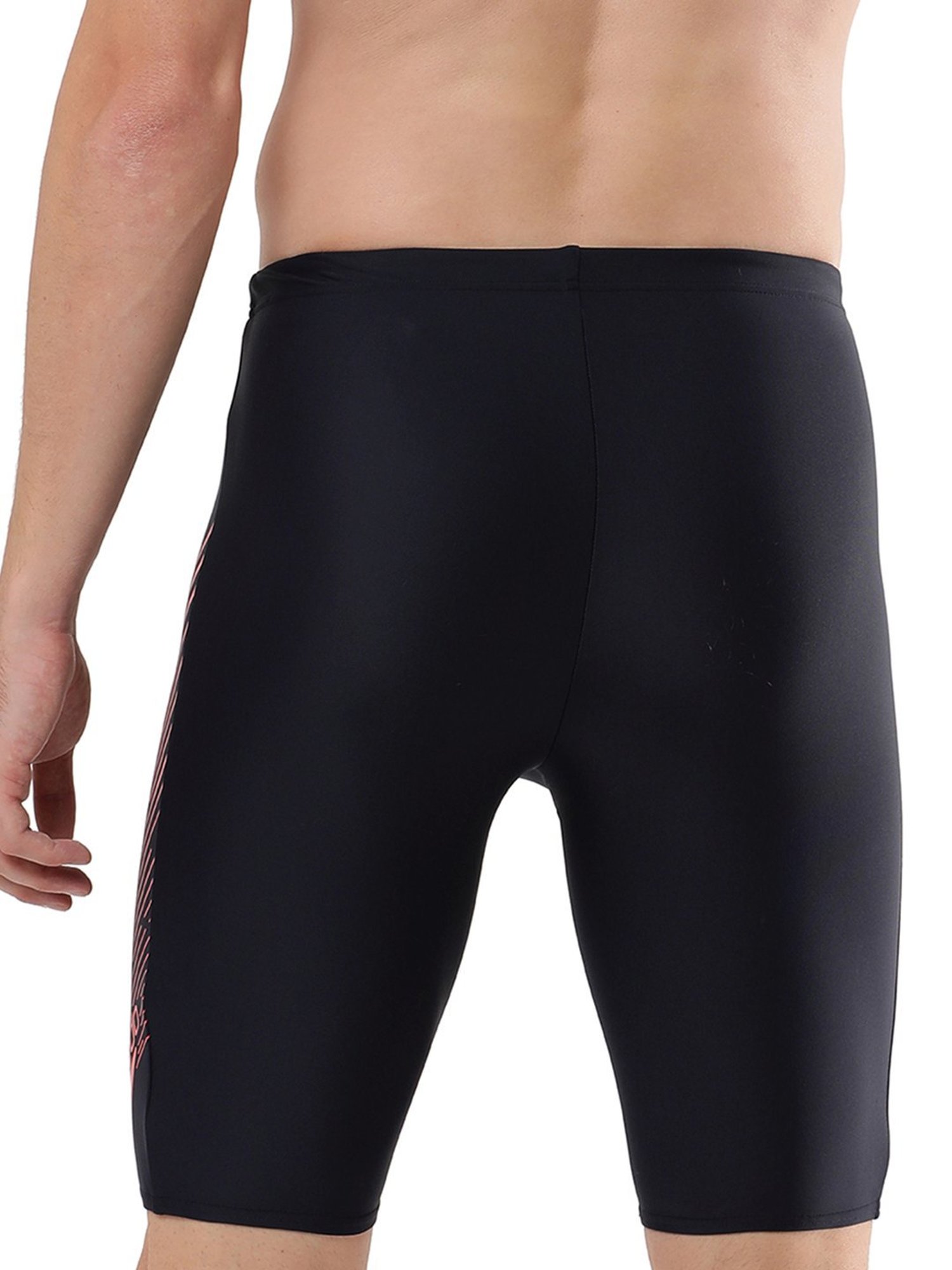 Speedo Navy Regular Fit Printed Sports Shorts