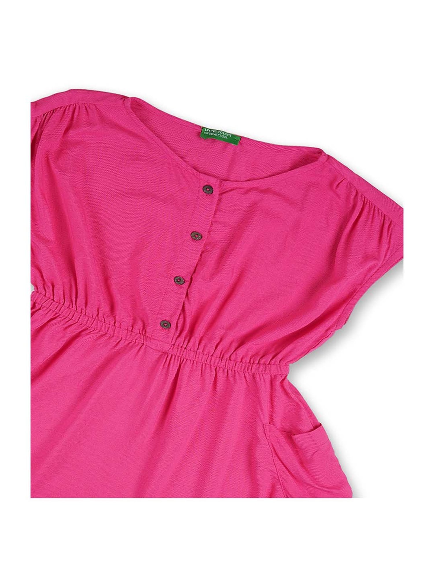 United Colors of Benetton Kids Pink Regular Fit Dress