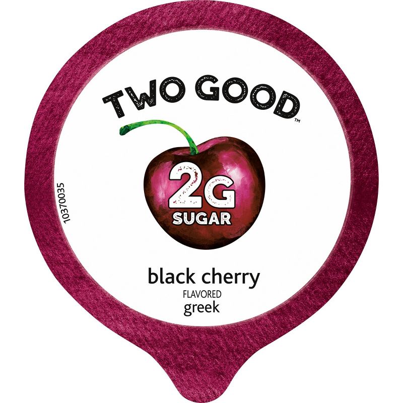 Dannon Two Good Black Cherry Greek Yogurt - 5.3oz