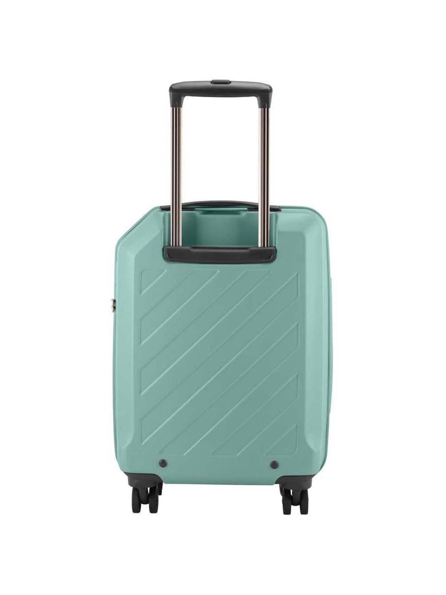 Skybags Jerrycan Green Textured Hard Small Trolley Bag - 38 cm