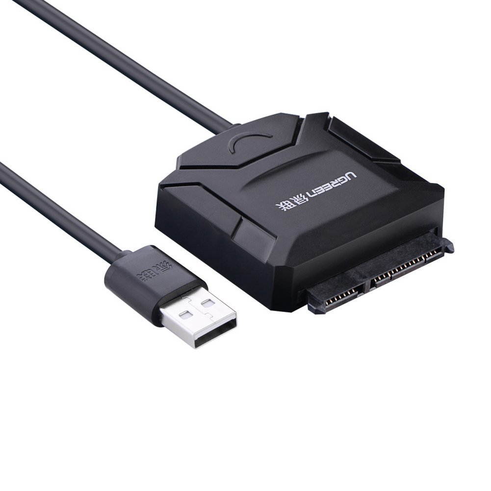 USB 2.0 to SATA Converter,USB 2.0 to Serial ATA 15+7 22P Adapter Converter Adapter Cable 5Gbps for 2.5/ 3.5 inch SATA HDD/SSD, BLU-RAY DVD, CD-ROM, DVD-ROM, CD-RW with 12V/2A Power Adapter 20215+20359