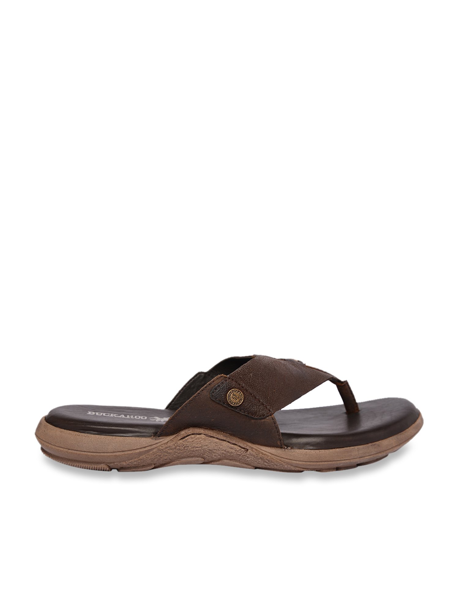 Buckaroo Men's ROOT Brown Thong Sandals