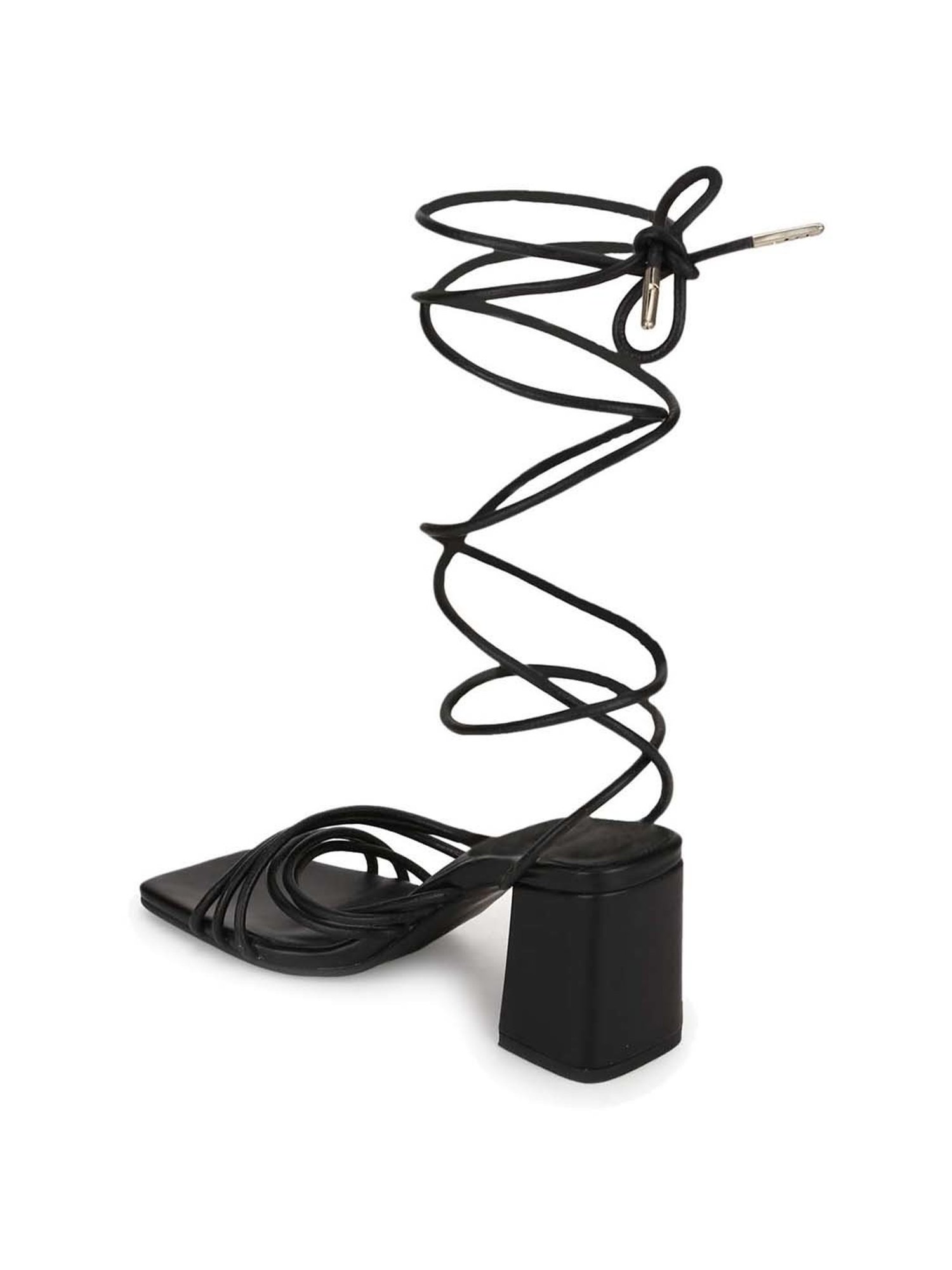 Truffle Collection Women's Black Gladiator Sandals