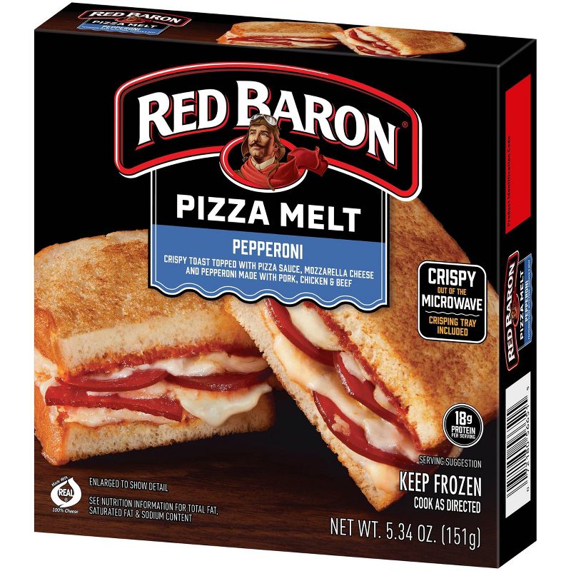 Red Baron Pizza Melts Pepperoni - 5.34oz
