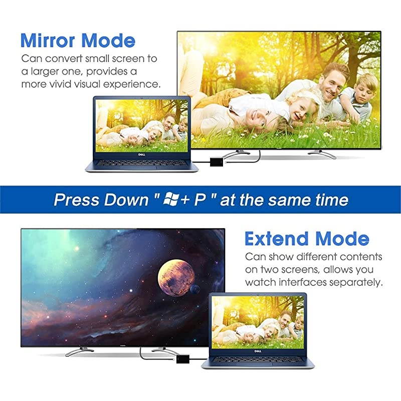 3.0 to HDMI Adapter, PC Multi-Monitor Video Converter for Desktop Laptop Windows 7/8/10