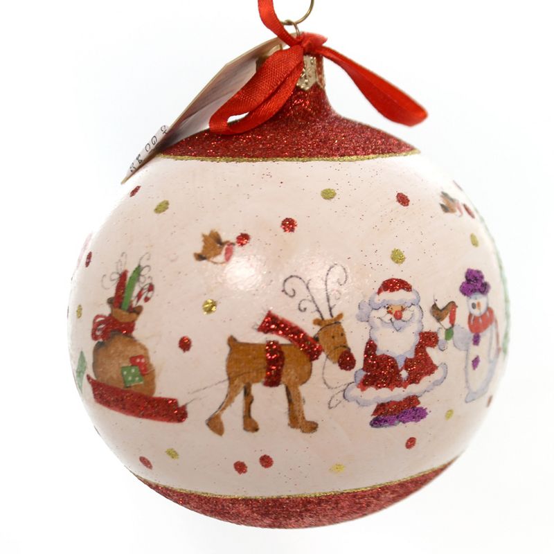 Christina's World Circle Of Santas Ornament Santa Ball  -  Tree Ornaments
