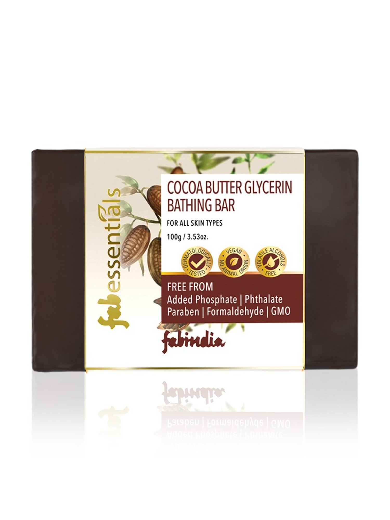 Fabessentials Cocoa Butter Glycerin Bathing Bar - 100 gm