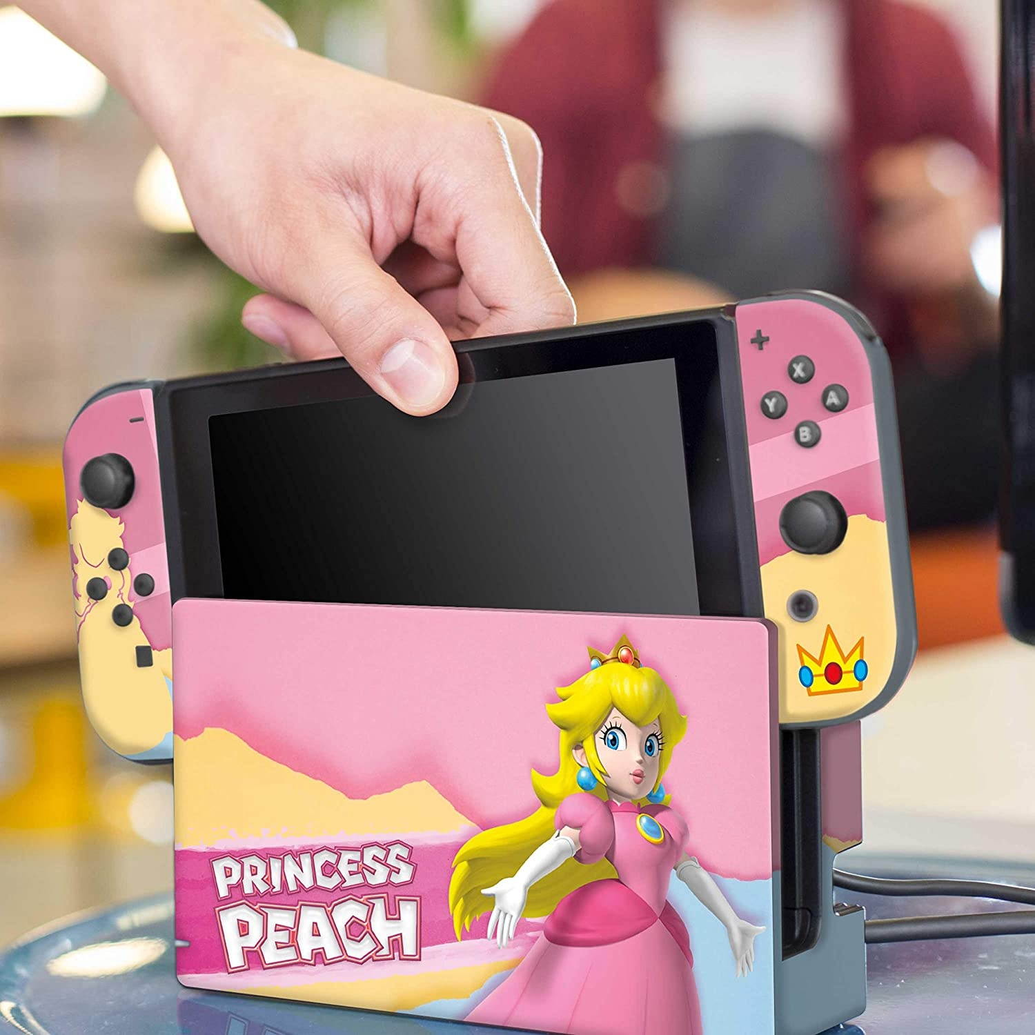 Controller Gear Nintendo Switch Skin & Screen Protector Set - Super Mario - "Princess Pastels" - Nintendo Switch