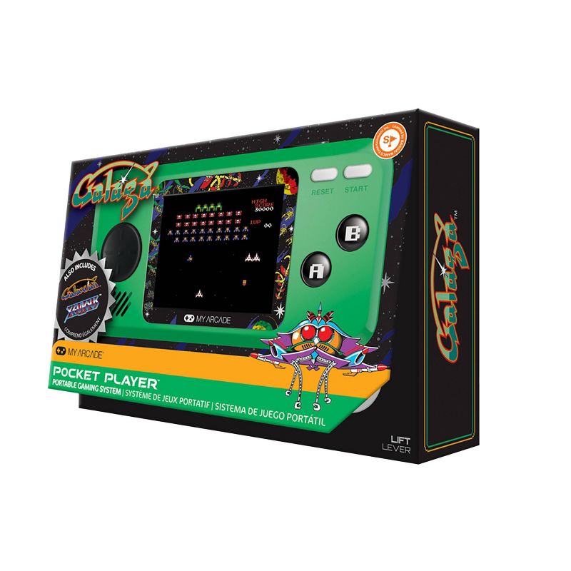 MyArcade Galaga Pocket Player Portable Gaming System
