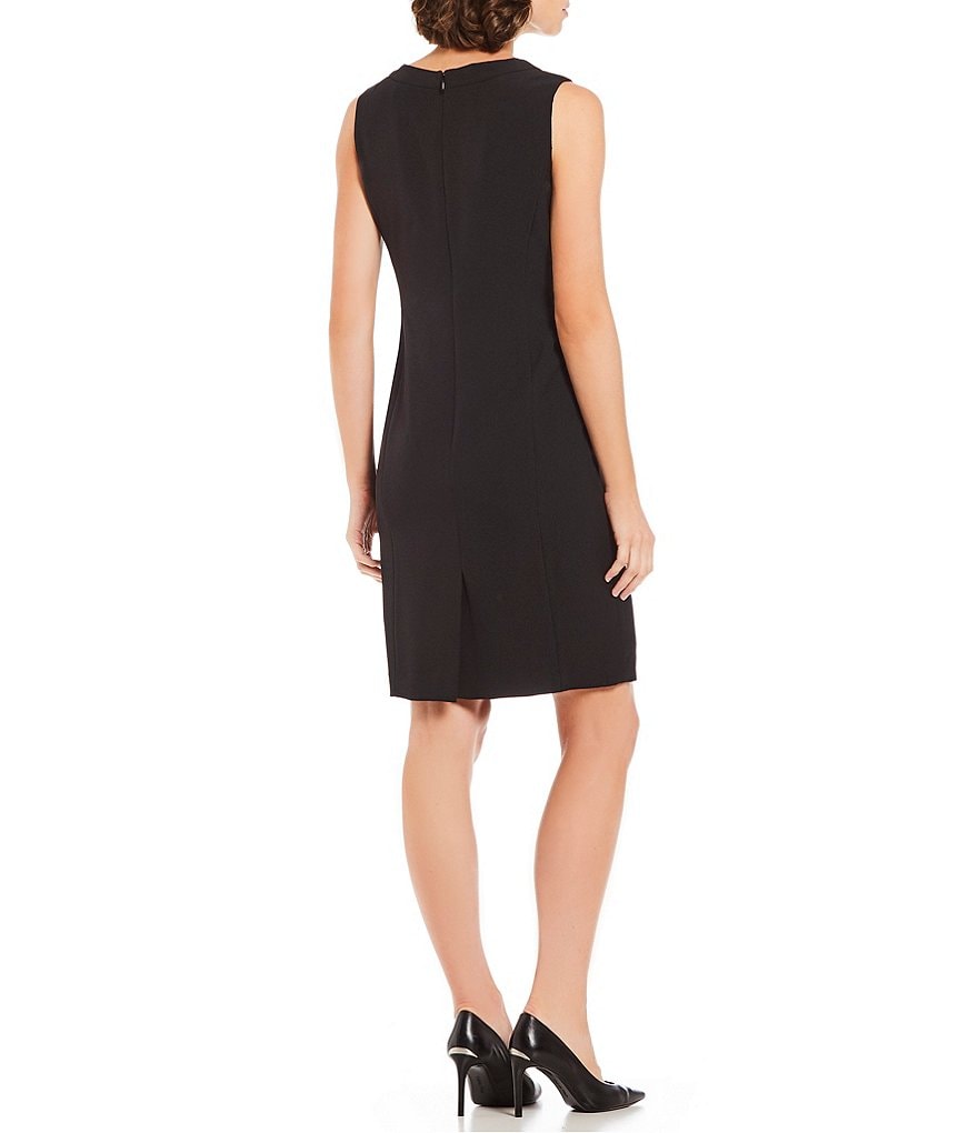 Kasper Stretch Crepe Sheath Dress