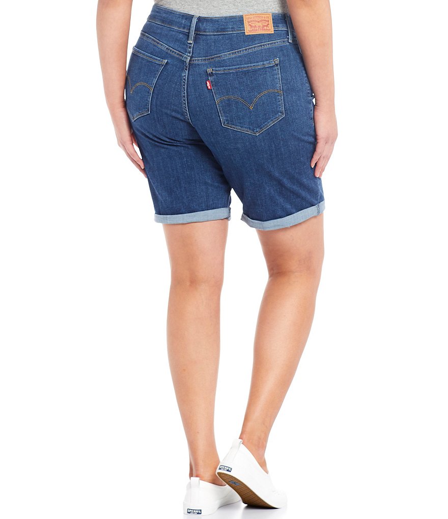 Vince Camuto Plus Size Tencel Drawstring Shorts