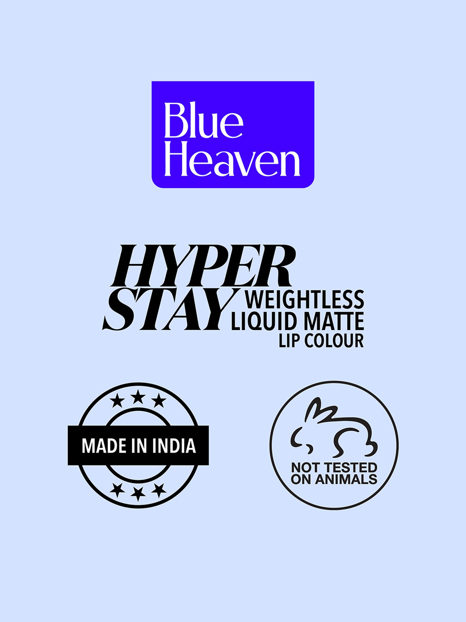 Blue Heaven Hyper Stay Weightless Liquid Matte Lip Colour Peach Touch 28 - 6 ml