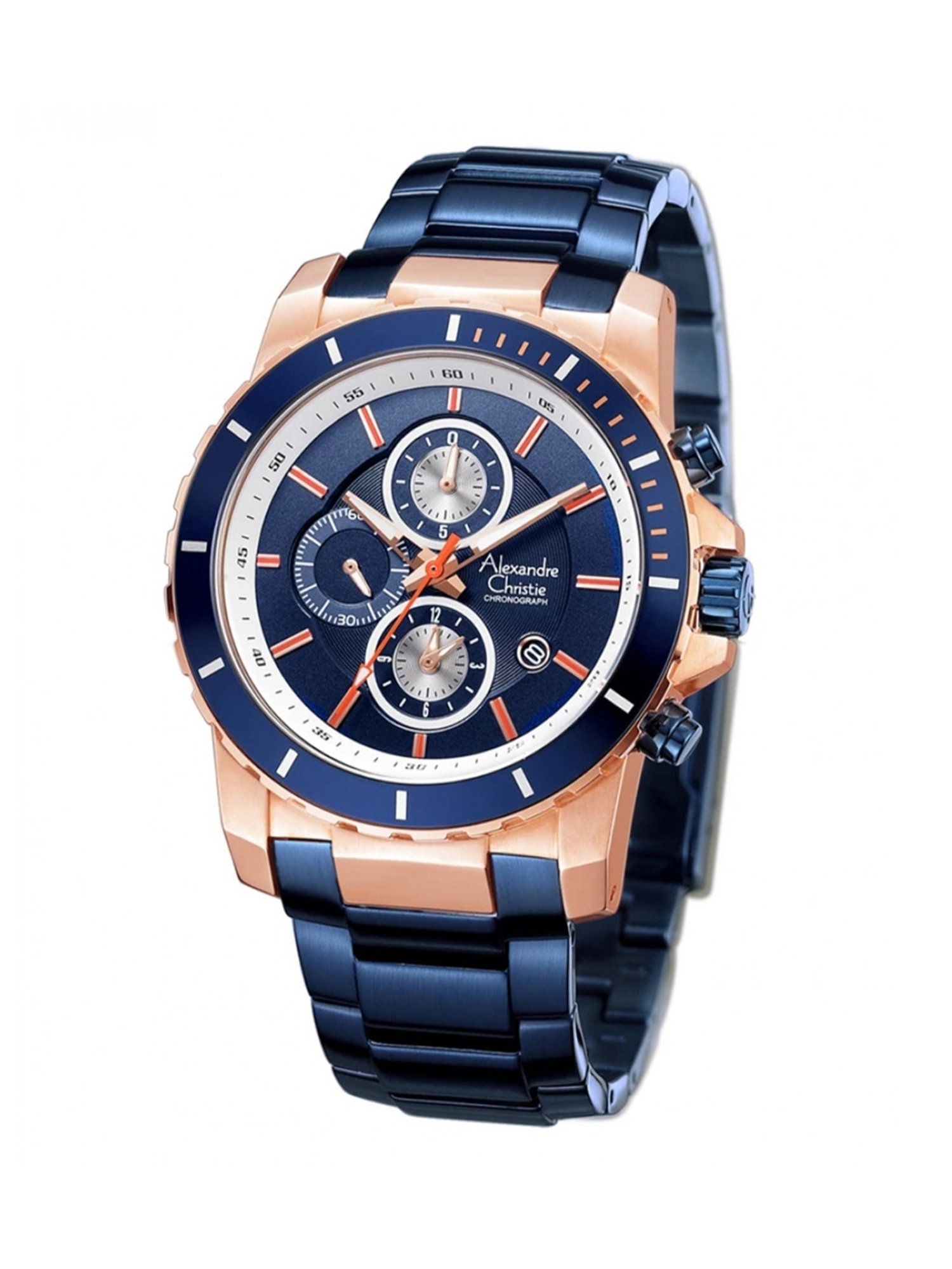 ALEXANDRE CHRISTIE 6141MCBURBU Chronograph Watch for Men