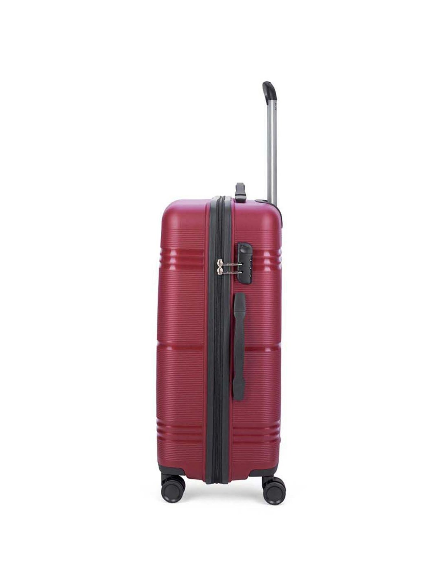 Skybags Paratrip Maroon Textured Hard Medium Trolley Bag - 48 cm