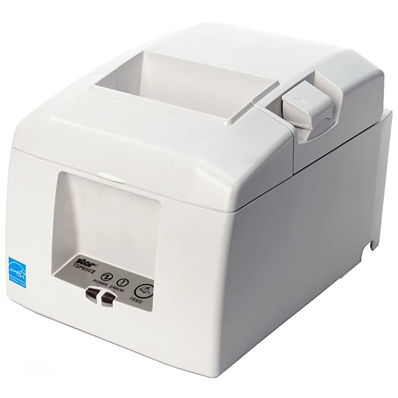 TSP654IIU USB Thermal Receipt Printer with Auto-cutter and External Power Supply - White