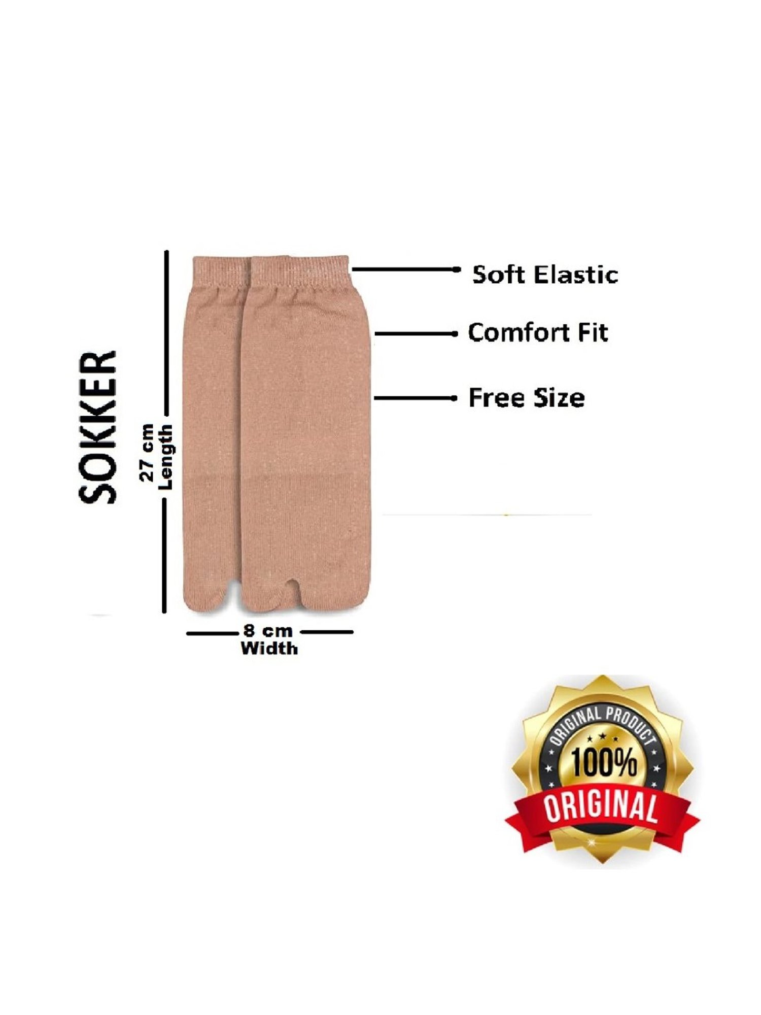 Sokker Multicolor Socks - Pack of 3