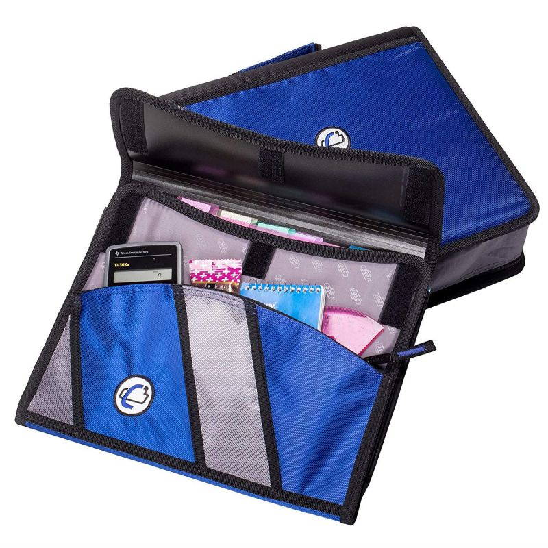 Case-it Sidekick 2-Inch O-Ring Zipper Binder with Removable Tab File, Purple, D-901-PUR