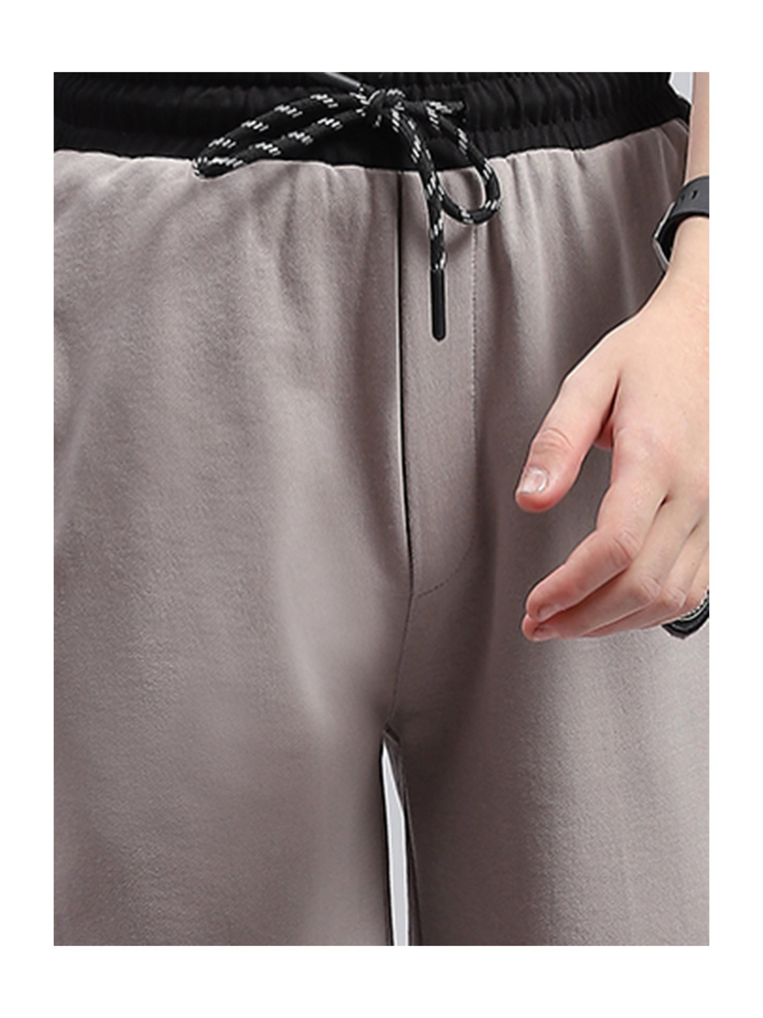 Monte Carlo Kids Grey Printed Bermuda