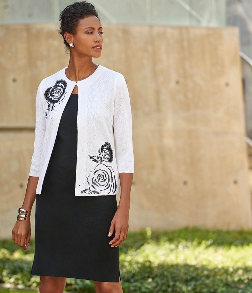 Calvin Klein Sleeveless Round Neck Button Front Sheath Dress