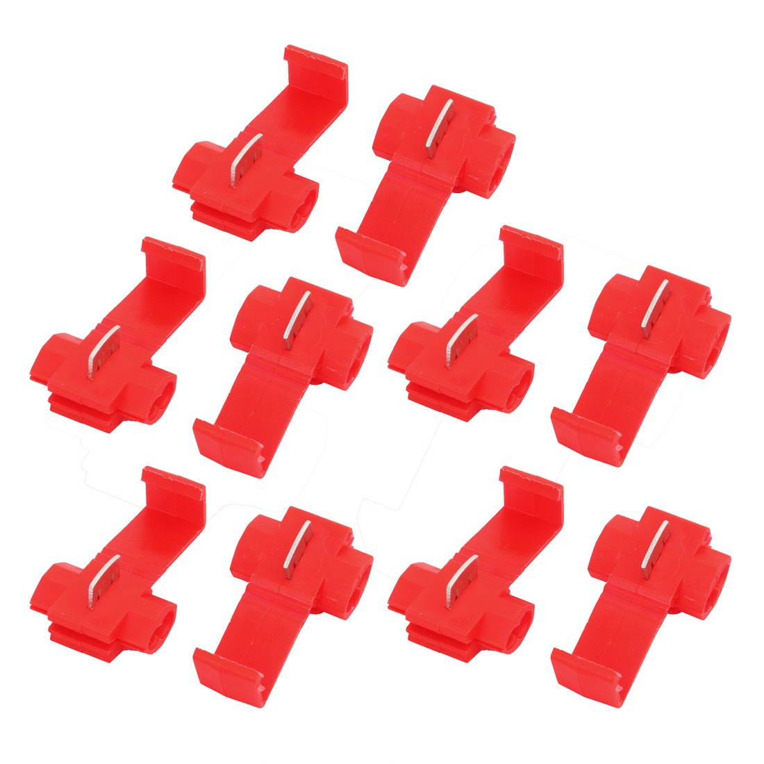 10 Pcs Quick Splice Spade Terminal Imflammable Wire Connector Assortment Kit