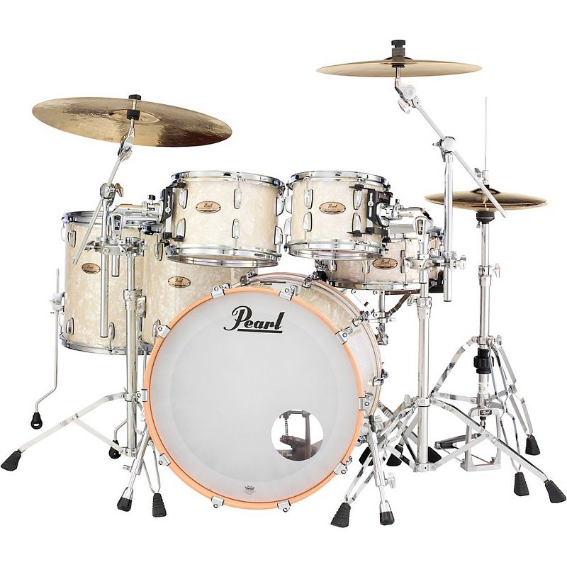 Pearl Export New Fusion 5-Piece Drum Set with Hardware Mirror Chrome