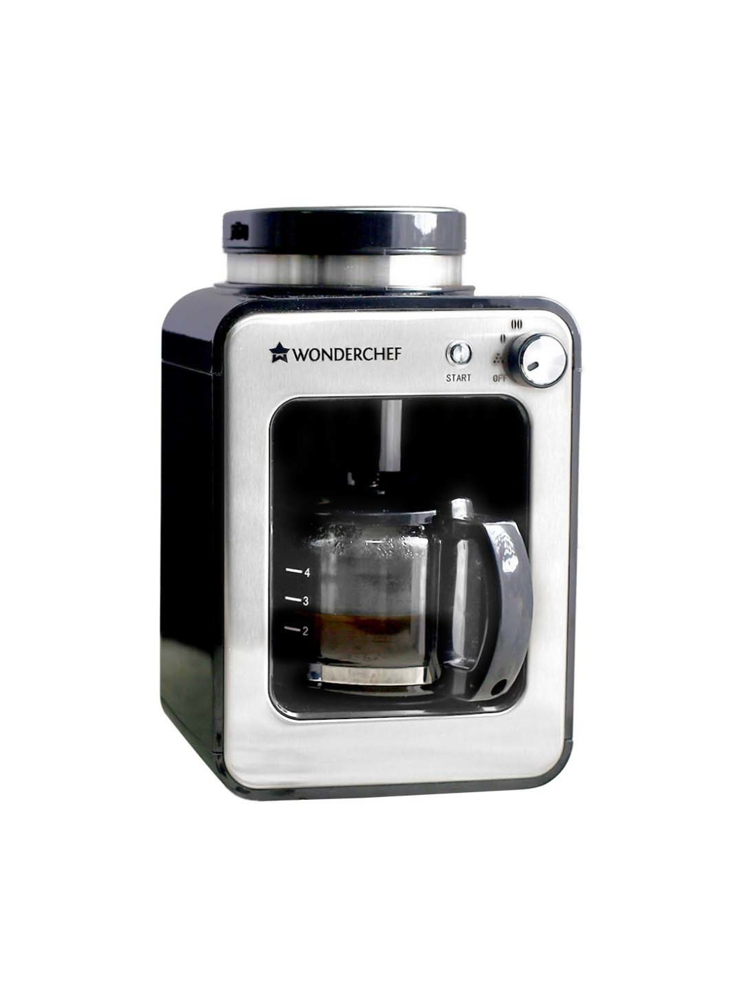 Wonderchef Regalia Capsule Coffee Machine with Frother (1400W, Black)