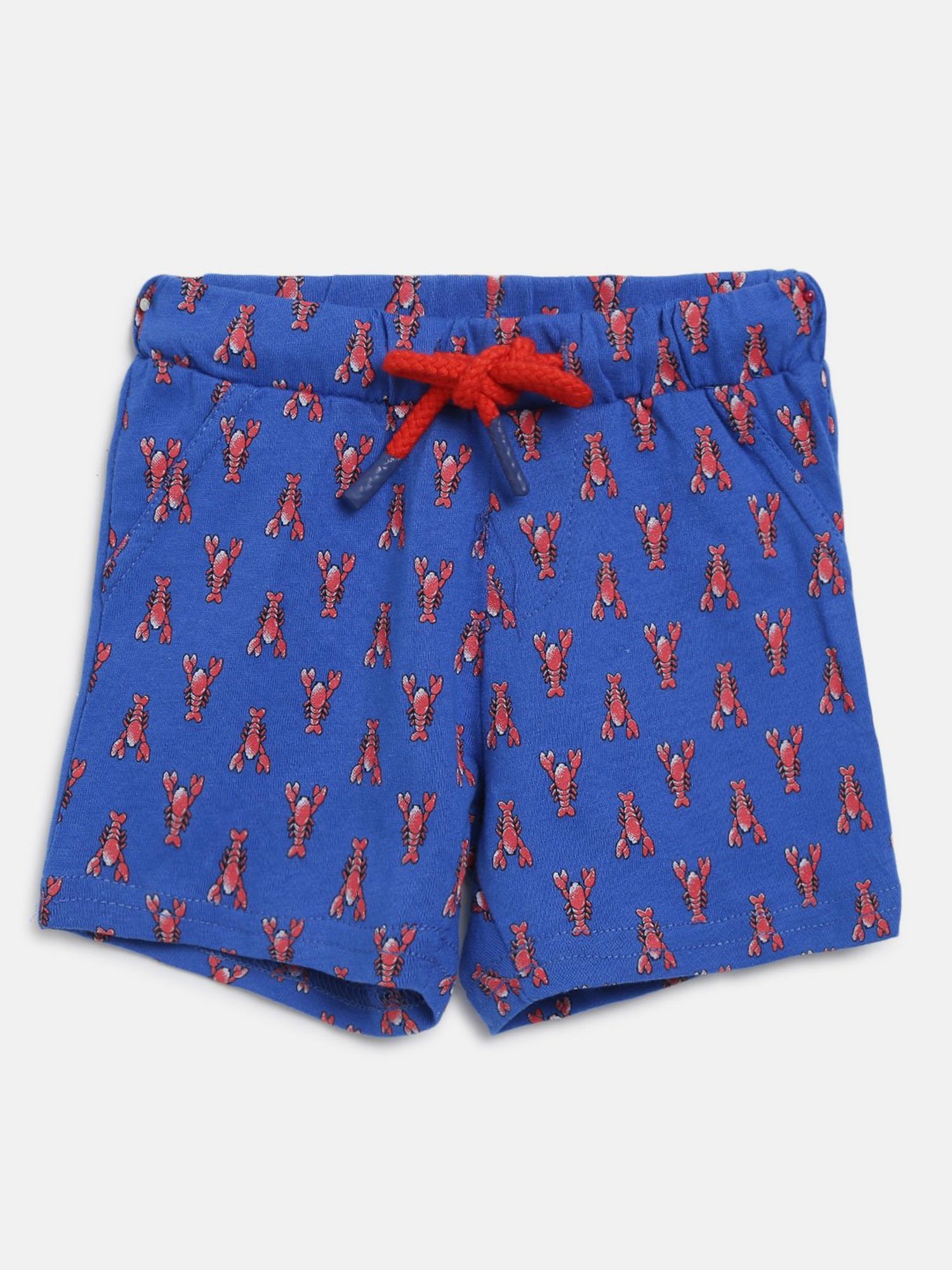 Chicco Kids White & Blue Printed T-Shirt with Shorts