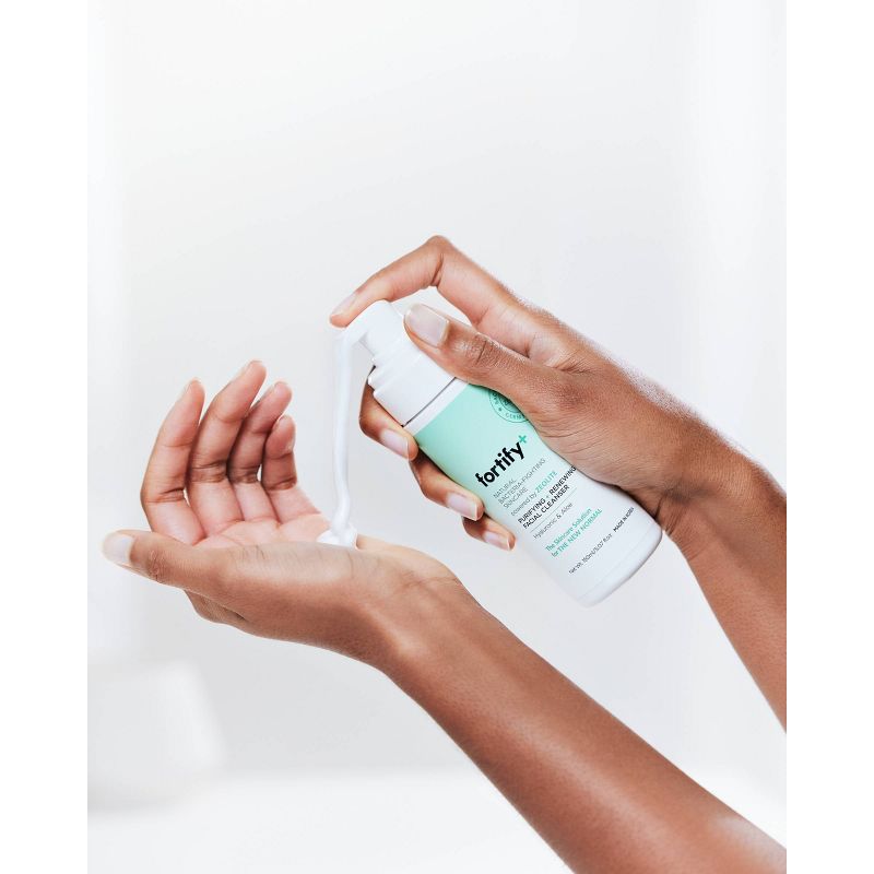Fortify+ Natural Bacteria-Fighting Skincare Purifying and Renewing Facial Cleanser - 5.07 fl oz