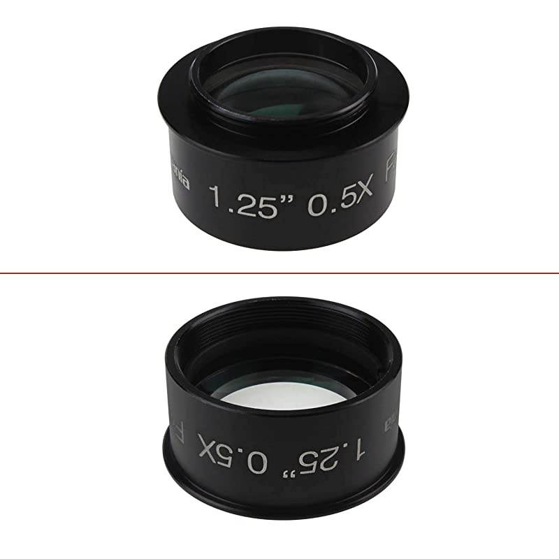 125quot 05X Reducer Corrector CMount Standard for C Or CS Mount CCTV Type Cameras with Telescopes Reduces The Focal Length for Visual and Photographic Use