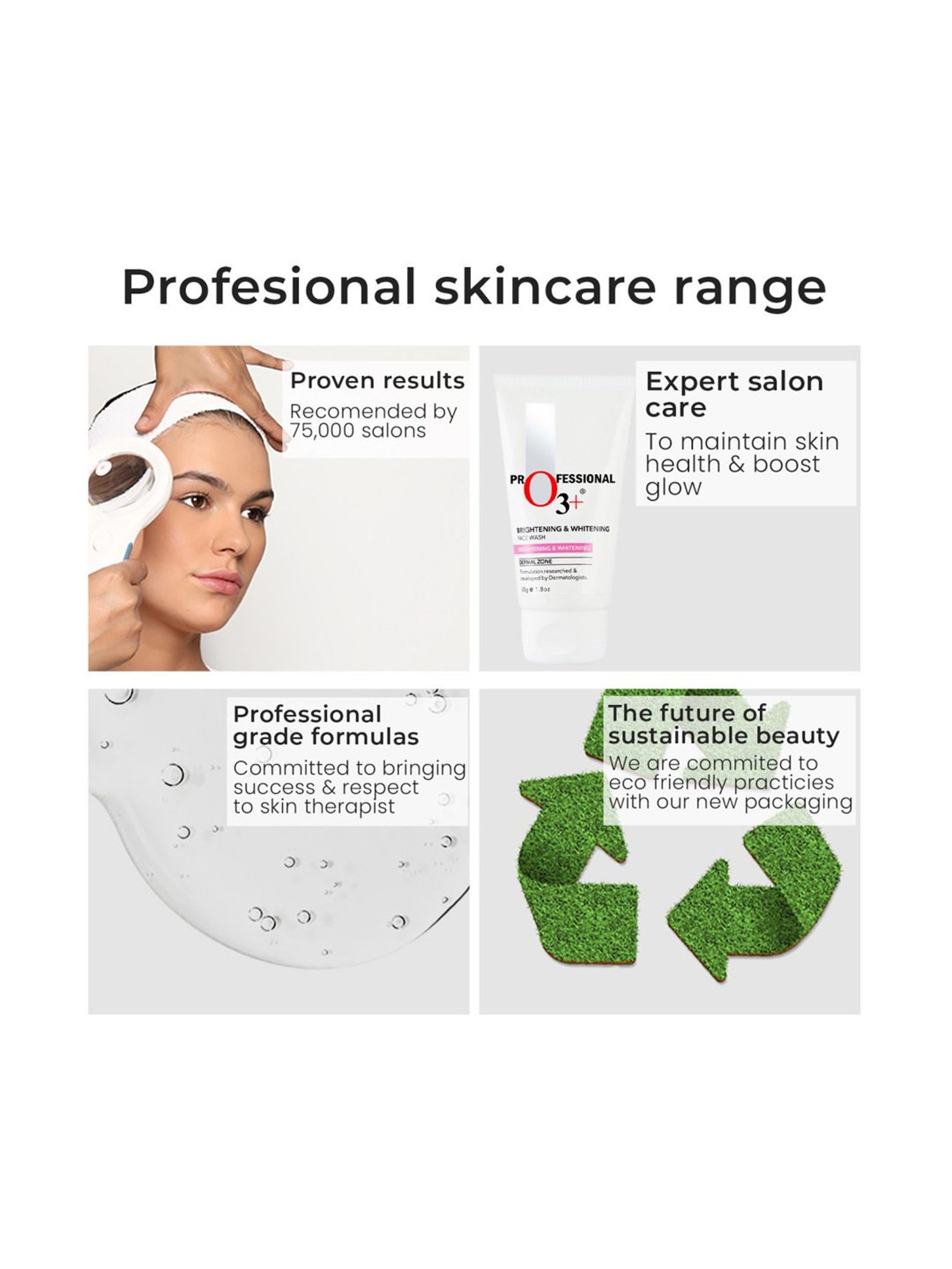 O3+ Brightening & Whitening Face Wash - 50 gm