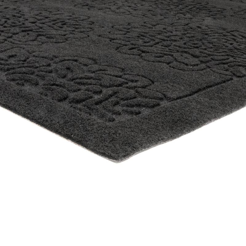3'X4' Damask Doormats Black - Multy Home LP