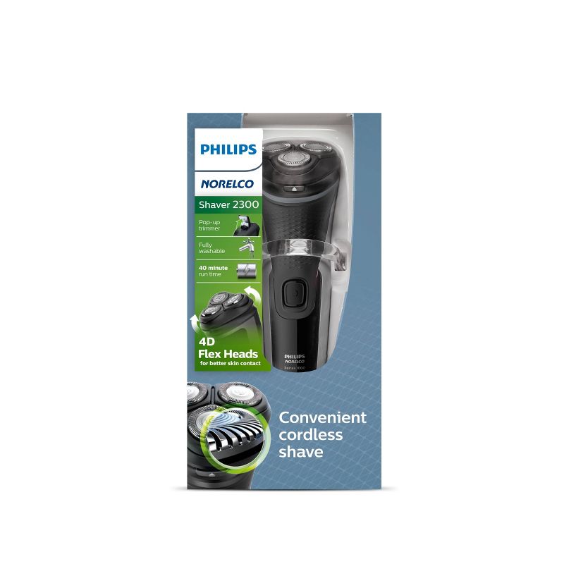 Philips Norelco Dry Men's Rechargeable Electric Shaver 2300 - S1211/81