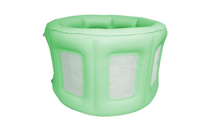 Swimline 24" Ladybug Inflatable Children's 1-Person Swimming Pool Ring Tube Pool Float - Red/Black