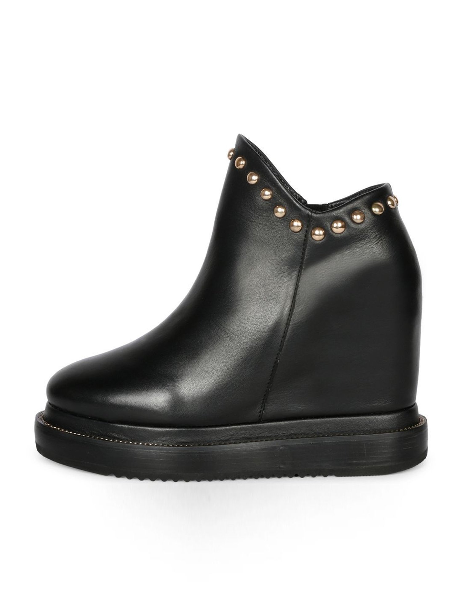 Saint G Women's EMILY Black Wedge Booties