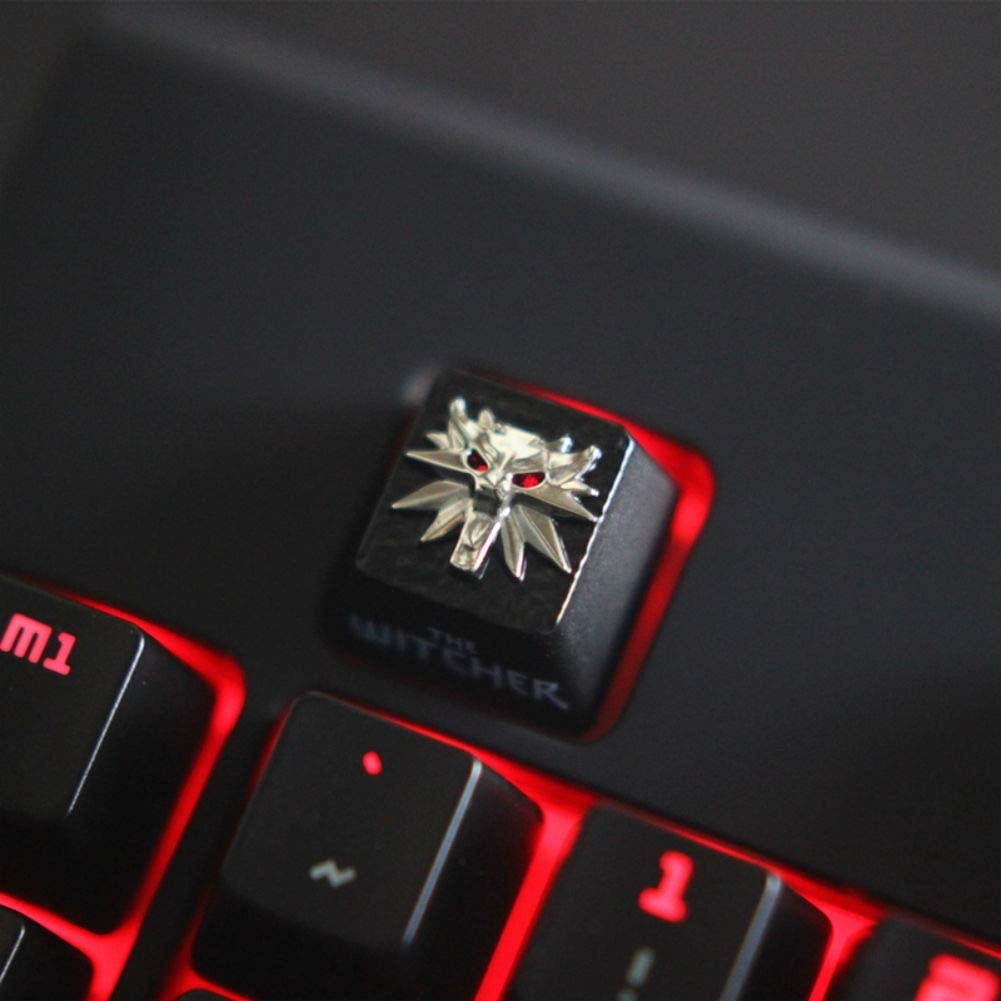 Mugen The Witcher 3 Custom Gaming Keycaps for Cherry MX Switches - Fits Most Mechanical Keyboards - with Keycap Puller