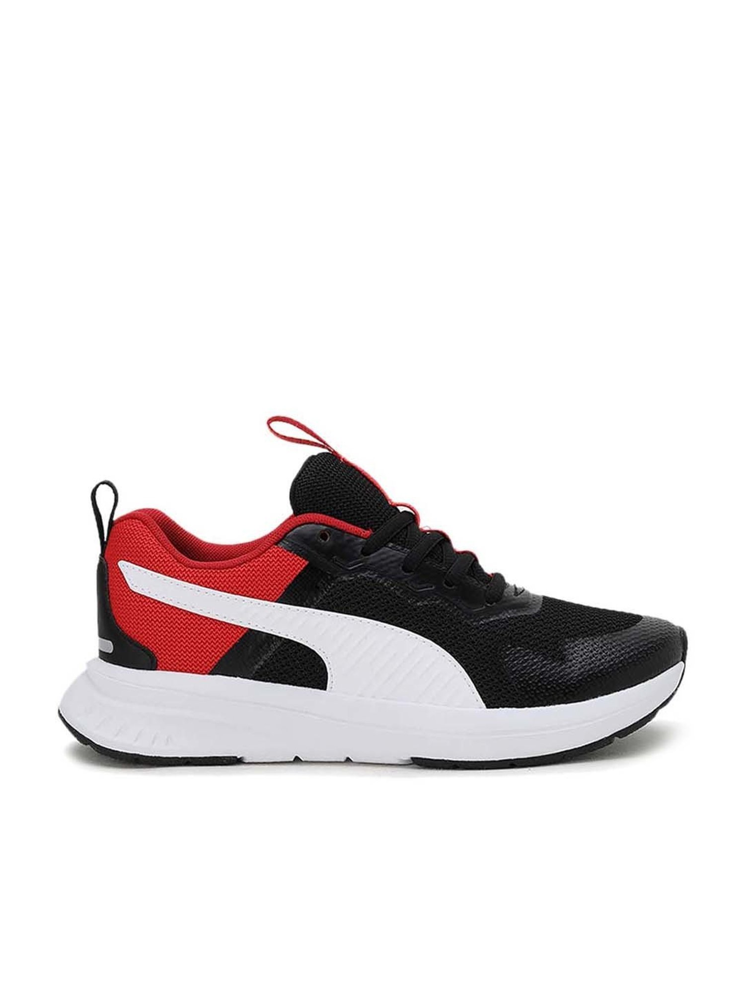 Puma Evolve Run Mesh Jr Black & White Sneakers